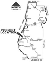 Project is located on Francis Creek near community of Fortuna