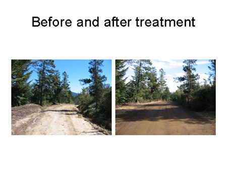 Good example of before & after photo monitoring